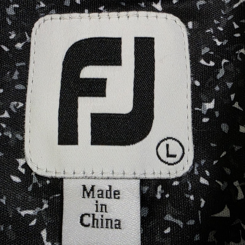 FootJoy Golf Shirt Women's L Black Gray 1/4 Zip Sleeveless Performance Polo NWOT - Picture 5 of 8